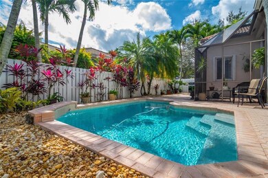 This cozy pool has just been updated with a brand