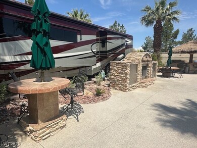 View of patio with exterior kitchen