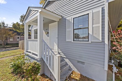 Entrance to property with crawl space