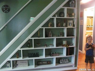 Living Room. Built-in shelves can display your tre