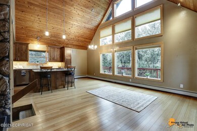 Beautiful Knotty Pine Vaulted Ceilings