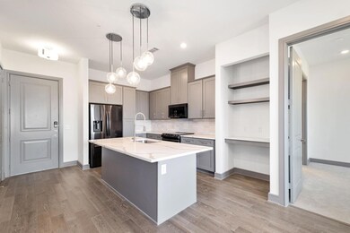 Kitchen featuring light hardwood / wood-style floo