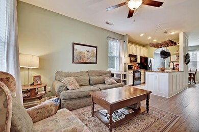 spacious family room