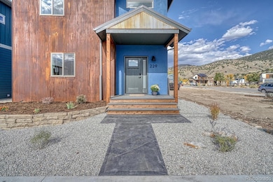 Framing out the front porch are low maintenance and drought tolerant plants