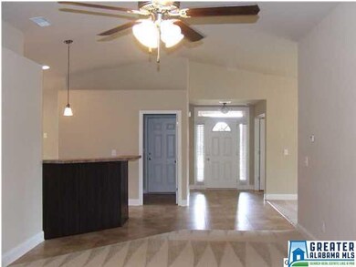 VIEW FROM FAMILY ROOM TO FOYER