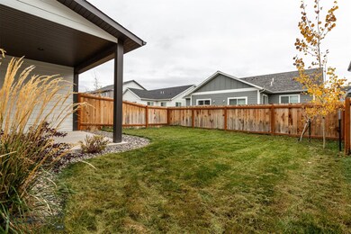 Large back yard.
