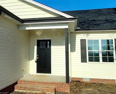 Craftsman Style Front Door with a Cover Front Porch
