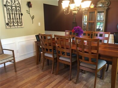 Large dinning room front room leads into kitchen