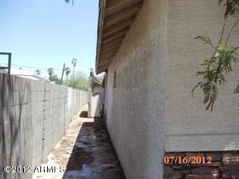 LEFT SIDE OF HOME