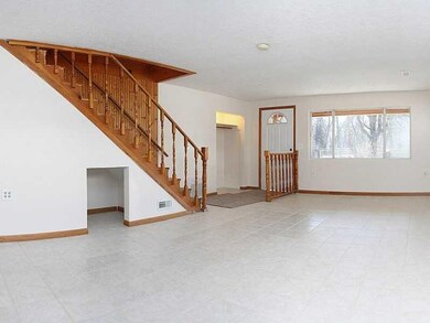 Great Room. Shows storage under the stairs OR convenient spot to set up TV equipment and have it out of sight.