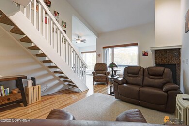 Living Room w/Staircase