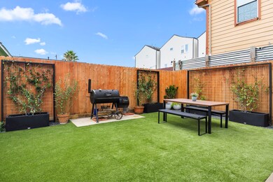 Large, professionally landscaped backyard space