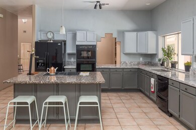 Cabinets Refinished + Useable Island