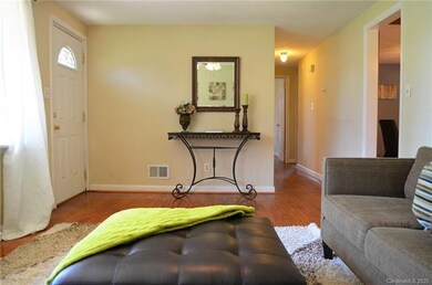 Living Room View with Original Hardwoods