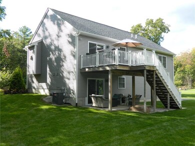 Rear deck and patio
