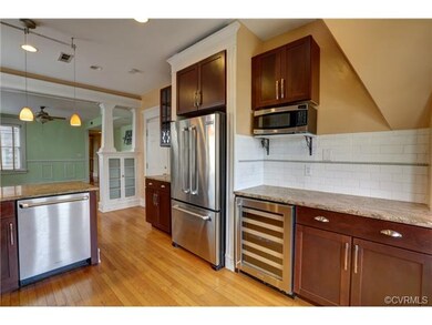 Kitchen with Wine Fridge