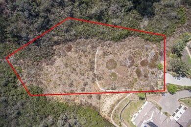 Aerial view of lot
