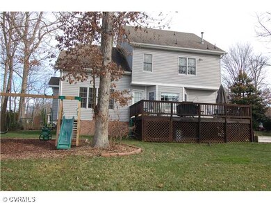 Exterior Front - Rear view.  Nice-sized deck with 