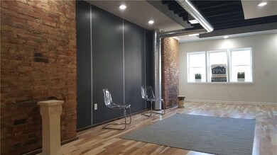 Alternate view of living room/dining room area.