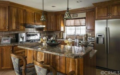 Center island, granite top