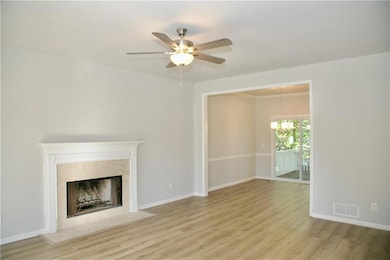 Entryway featuring stairway and wood-style floors