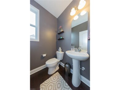 First floor 1/2 bath.