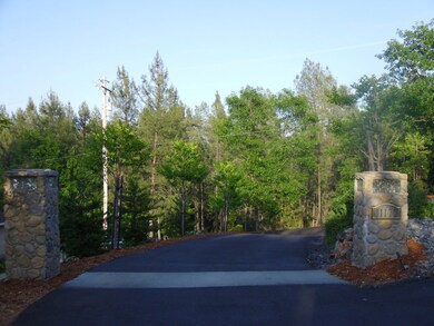 Lighted Driveway Entrance