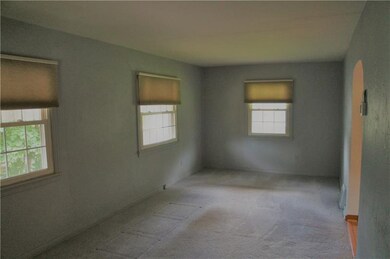 The den is freshly painted and offers comfortable 