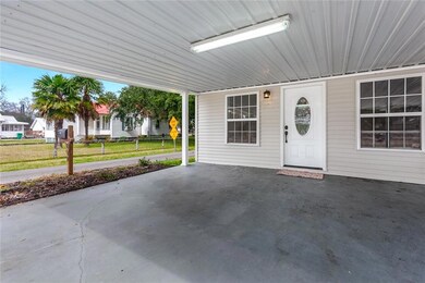 Covered carport with an aluminum roof!