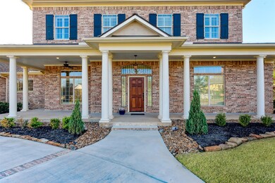 The front elevation is traditional and appealing.