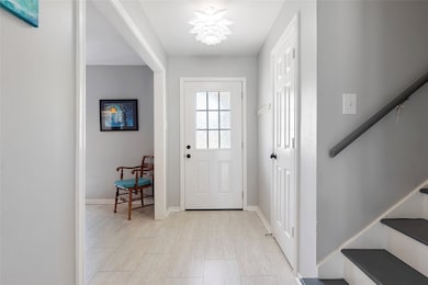 View of the front door