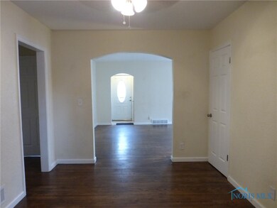 Front Door, Living Room & Dining Room