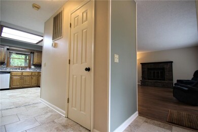 Front door view into home.