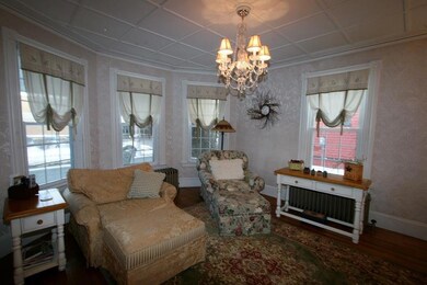 Living Room with wood floors