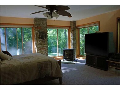 Master Bedroom. Only the deer can see you!