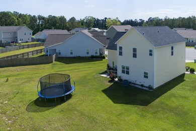 Aerial of Back Yard