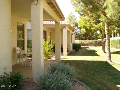 Back patio area