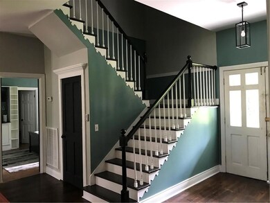 Stairs to the second floors.