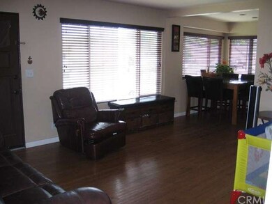 View from living room towards dinning area & kitch