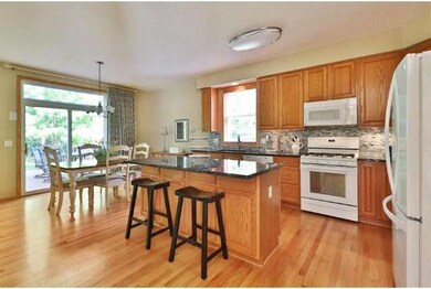 The informal dining room and breakfast bar are gre