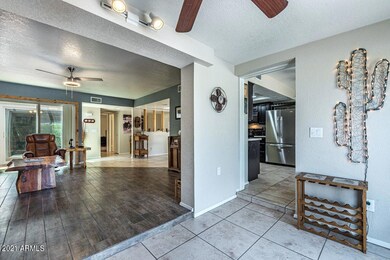 Living area and office