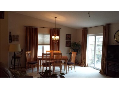 Dining area, sliders to outside.
