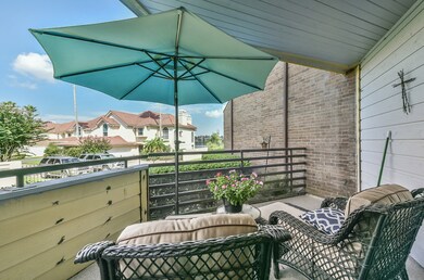 Balcony outside living room