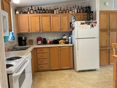 Kitchen with cabinet pantry