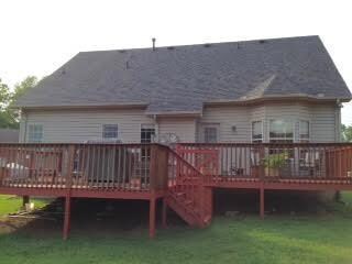 VIEW OF HUGE DECK...PERFECT FOR ENTERTAINING