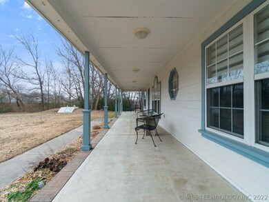 Large covered front porch