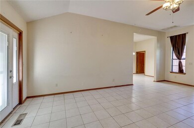 Tile flooring in main areas