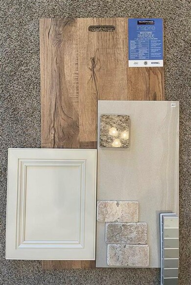 Cabinet color is shown.  Cabinet style is shaker.
