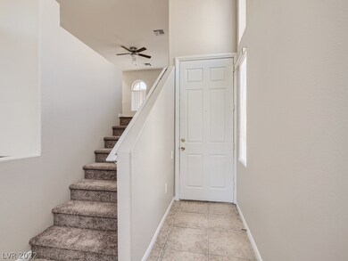 Tiled entry foyer
