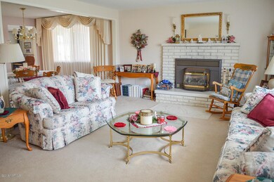 Living Room with Fireplace